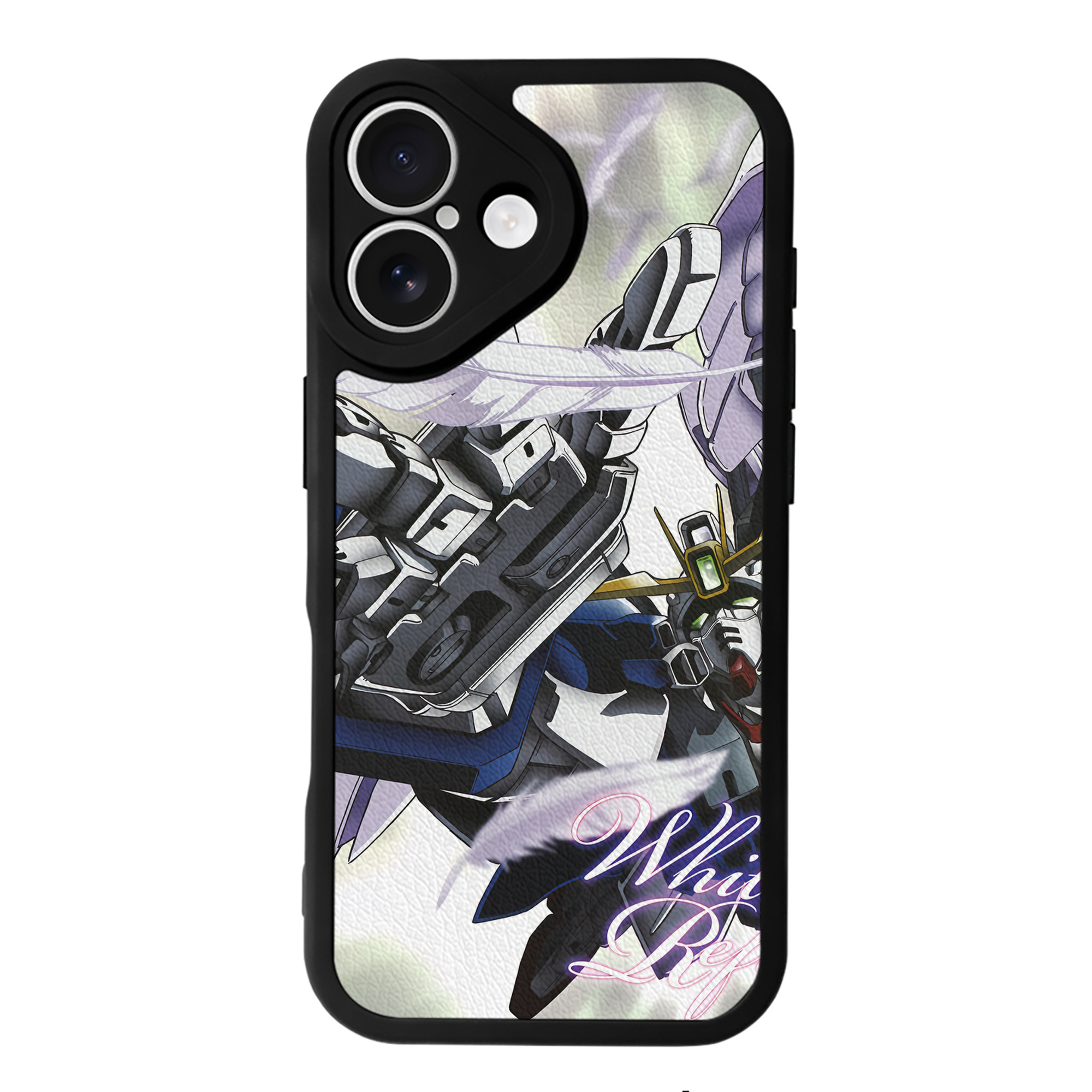 （画像用） 機動戦士ガンダム Mobile Suit Gundam 【iPhone 16シリーズ対応】シリコンスマホケース（レザー調） 材質：シリコン